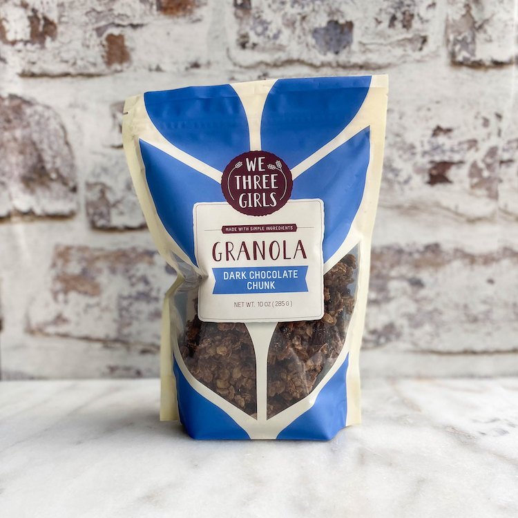 Picture of We Three Girls dark chocolate chunk granola